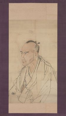 Sketch for the Portrait of Tachihara Suiken, 19th century. Creator: Watanabe Kazan