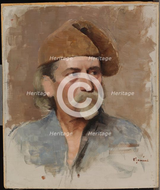 Sketch for the Painting Poverty, c1900s. Creator: Hanna Frosterus-Segerstrale.