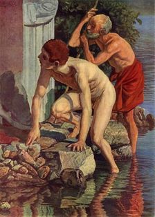 Sketch for the picture "Christ appears to the Multitude", c1830s, (1965). Creator: Aleksandr Ivanov