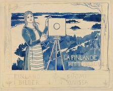 Sketch for the publication Pictorial Finland, 1895-1896. Creator: Albert Edelfelt