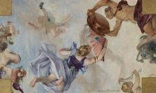 Sketch for the reception hall at the Hotel de Ville in Paris: Perfume, 1892. Creator: Gabriel Ferrier