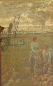Sketch for the reception hall in the town hall of Vanves: Surroundings of Vanves, 1902. Creator: Jean Joseph Enders