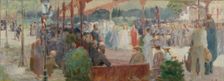 Sketch for the reception hall in the town hall of Maisons-Alfort: Tribute to merit, c1893-1895. Creator: Edmond Debon