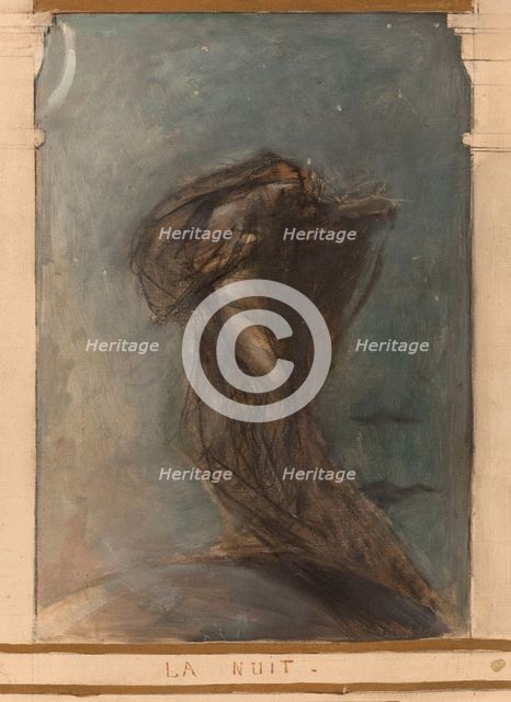 Sketch for the reception hall of the town hall in the 4th arrondissement: Autumn. Winter..., 1884. Creator: Leon Francois Comerre.