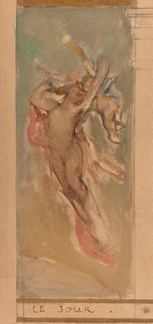 Sketch for the reception hall of the town hall in the 4th arrondissement: Day. Earth. Spring...1884. Creator: Leon Francois Comerre