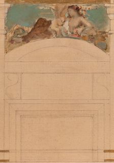 Sketch for the reception hall of the town hall in the 4th arrondissement: Day. Earth. Spring...1884. Creator: Leon Francois Comerre