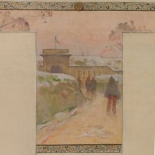 Sketch for the reception hall of the town hall in Vanves: Pro Patria, between 1902 and 1903. Creator: Henri Gaston Darien