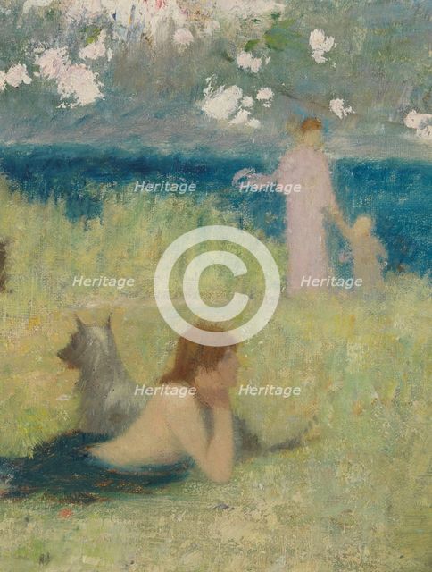Sketch for the town hall of Bagnolet (Seine-Saint-Denis): Spring, 1893. Creator: Henri Rachou.
