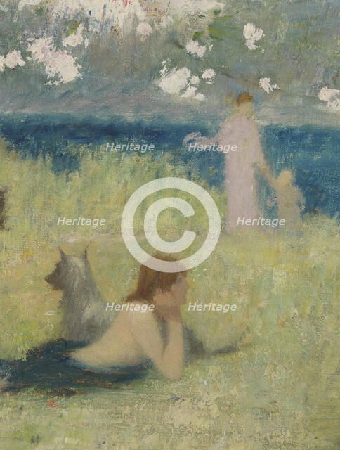 Sketch for the town hall of Bagnolet (Seine-Saint-Denis): Spring, 1893. Creator: Henri Rachou.