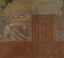 Sketch for the town hall of Créteil, 1898. Creator: Eugene Martial Simas