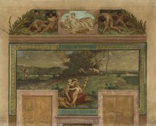 Sketch for the town hall of Saint-Maur-des-Fossés (Val-de-Marne), 1883. Creator: Paul Milliet