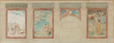 Sketch for the town hall of the 4th arrondissement : March, April, May, June, 1884. Creator: Paul Milliet