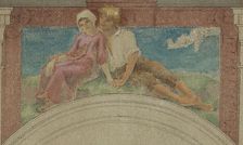 Sketch for the town hall of the 4th arrondissement, the month of May, 1884. Creator: Paul Milliet