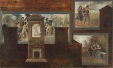 Sketch for the town hall of the 15th arrondissement : Education, 1884. Creator: George Recipon