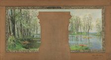 Sketch for the town hall of Vanves: The pond of Ursine, 1902. Creator: Pierre Vauthier