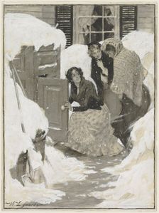 Sketch for a Book Illustration. Creator: William Leroy Jacobs (American, 1869-1917)