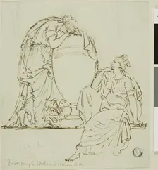 Sketch for a Funeral Monument, n.d. Creator: John Bacon I