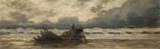 Sketch for "A Homeless Sea", 1900-1924. Creator: Leslie Thomson