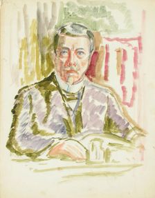 Sketch for a Portrait, c1910s. Creator: Verner Thome