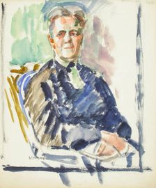 Sketch for a Portrait, c1910s. Creator: Verner Thome