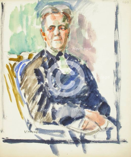Sketch for a Portrait, c1910s. Creator: Verner Thome.