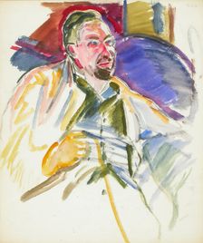 Sketch for a Portrait, c1910s. Creator: Verner Thome