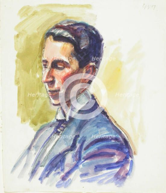 Sketch for a Portrait, c1910s. Creator: Verner Thome.