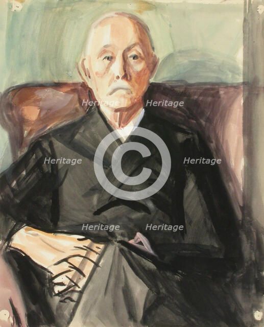 Sketch for a Portrait, c1910s. Creator: Verner Thome.