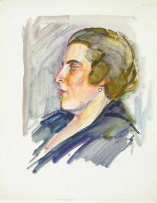 Sketch for a Portrait, c1910s. Creator: Verner Thome