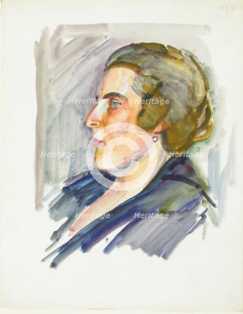 Sketch for a Portrait, c1910s. Creator: Verner Thome.