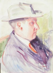 Sketch for a Portrait, c1910s. Creator: Verner Thome
