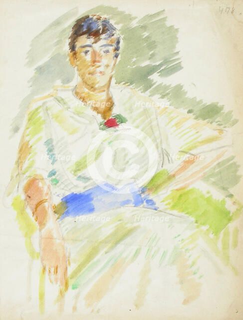 Sketch for a Portrait, c1910s. Creator: Verner Thome.