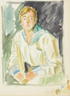 Sketch for a Portrait, c1910s. Creator: Verner Thome