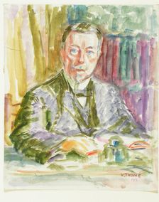 Sketch for a Portrait, c1910s. Creator: Verner Thome