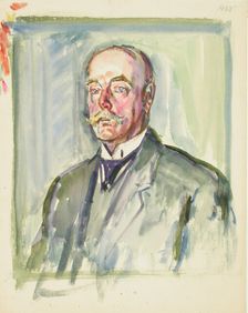 Sketch for a Portrait, c1910s. Creator: Verner Thome