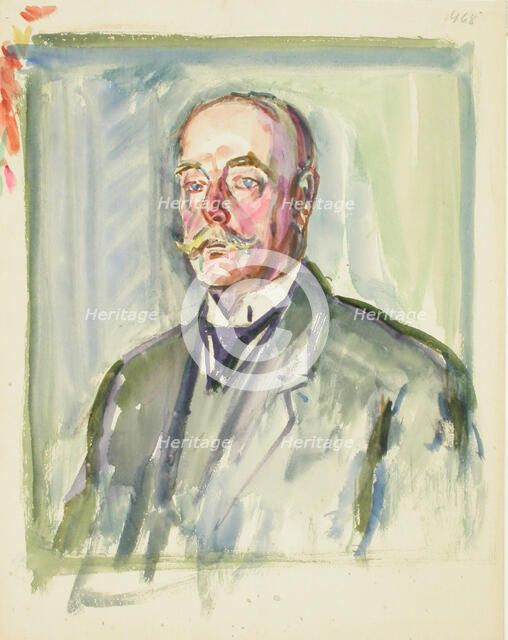 Sketch for a Portrait, c1910s. Creator: Verner Thome.