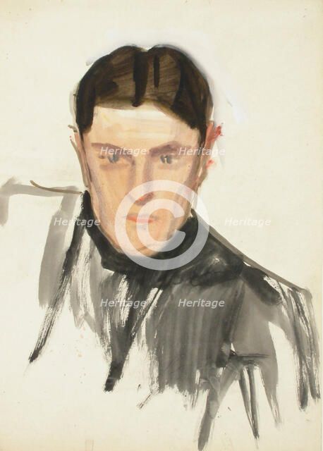 Sketch for a Portrait, c1910s. Creator: Verner Thome.
