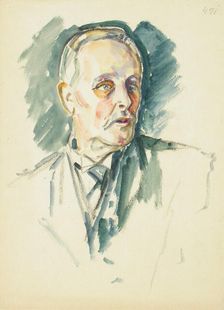 Sketch for a Portrait, c1910s. Creator: Verner Thome