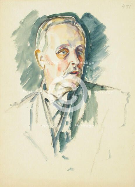 Sketch for a Portrait, c1910s. Creator: Verner Thome.