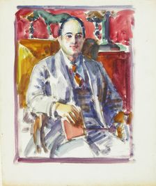 Sketch for a Portrait, c1910s. Creator: Verner Thome