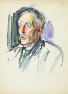 Sketch for a Portrait, c1910s. Creator: Verner Thome