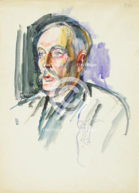 Sketch for a Portrait, c1910s. Creator: Verner Thome.