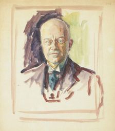 Sketch for a Portrait, c1910s. Creator: Verner Thome