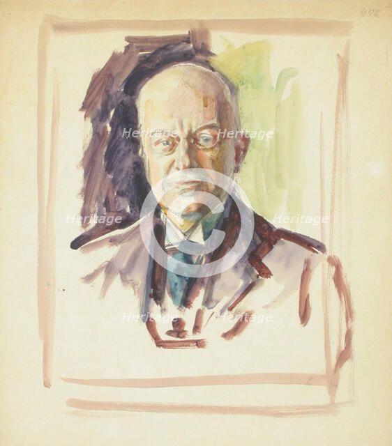 Sketch for a Portrait, c1910s. Creator: Verner Thome.