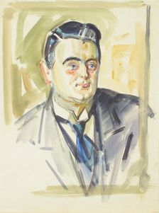 Sketch for a Portrait, c1910s. Creator: Verner Thome