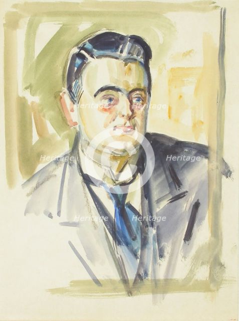 Sketch for a Portrait, c1910s. Creator: Verner Thome.