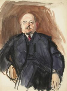 Sketch for a Portrait, c1910s. Creator: Verner Thome