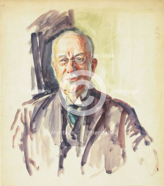 Sketch for a Portrait, c1910s. Creator: Verner Thome.