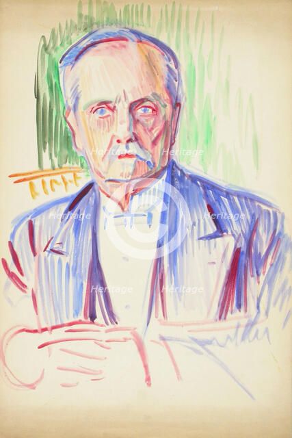 Sketch for a Portrait, c1910s. Creator: Verner Thome.