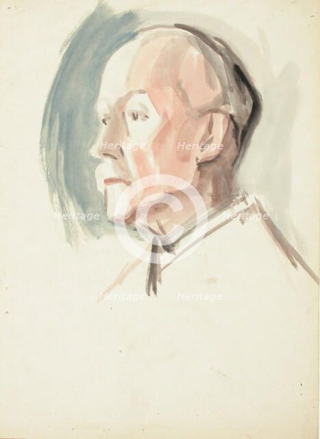 Sketch for a Portrait, c1910s. Creator: Verner Thome.